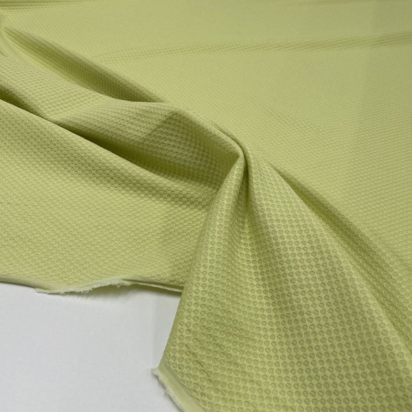Honeycomb Fabric, Cotton - Anise Yellow, Giulio