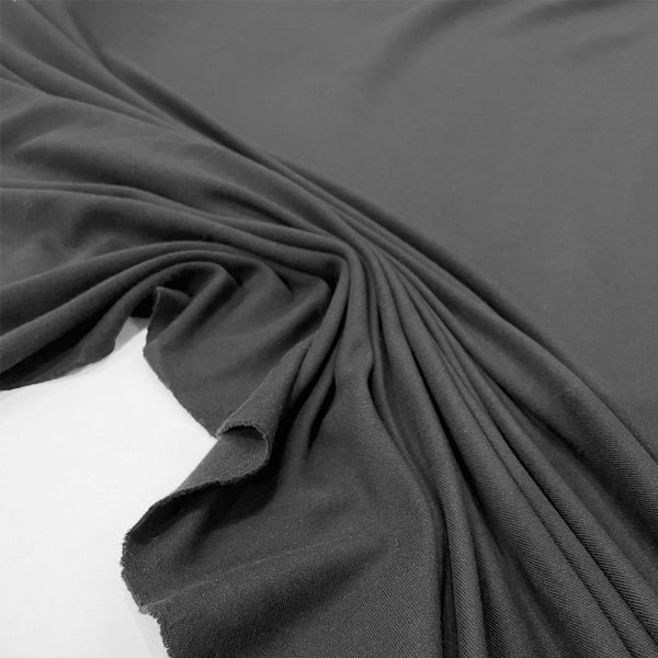Interlock Fabric, Cotton - Black