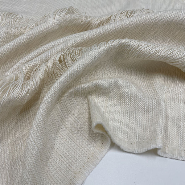 Woven Fabric, Openwork - Cream, Hayden
