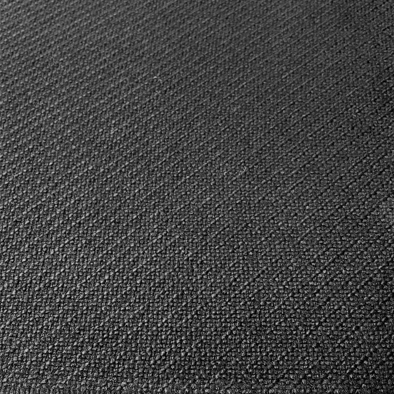 Tweed Fabric - Natté, Black, Trieste