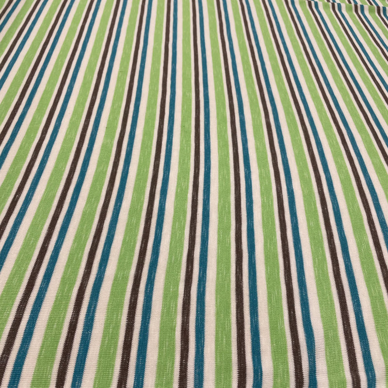 Jersey knit fabric, viscose - Striped, Diurno