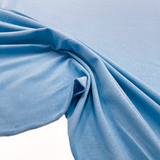 Blue sky Jersey cotton fabric, shop now on en.tessuti.fr
