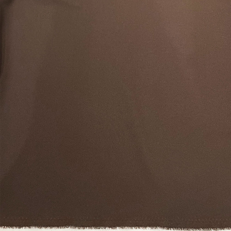 Tissu Crêpe, Polyester Recyclé - Chocolat, Woking