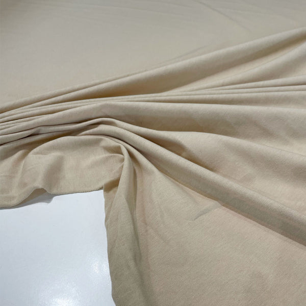 Jersey fabric, organic cotton 🌱- Sand, Alba