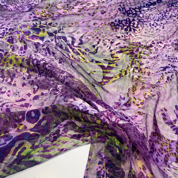 Silk fabric - Purple, caprice