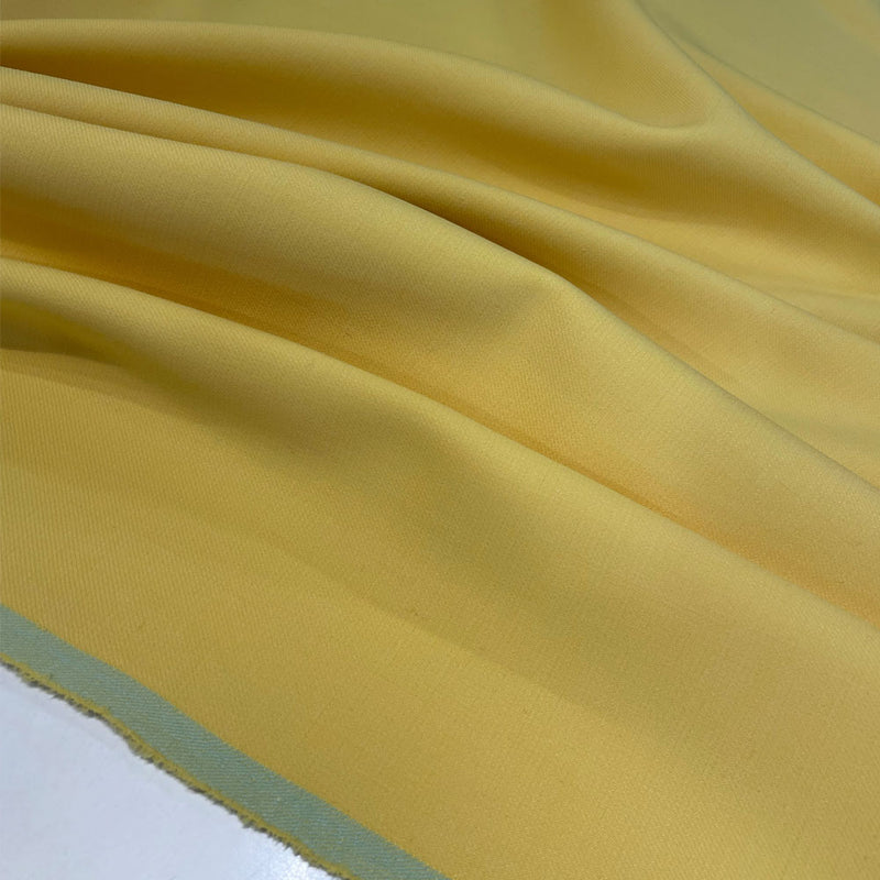 Double twill fabric, viscose - Yellow, Rondine