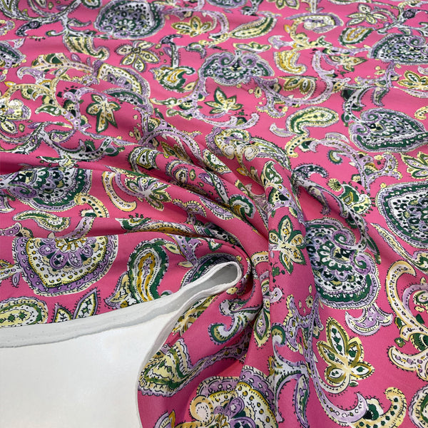 Viscose fabric - 3 colors, Fragola