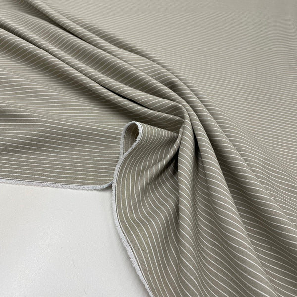 Light denim fabric, cotton - stripes, Danilo