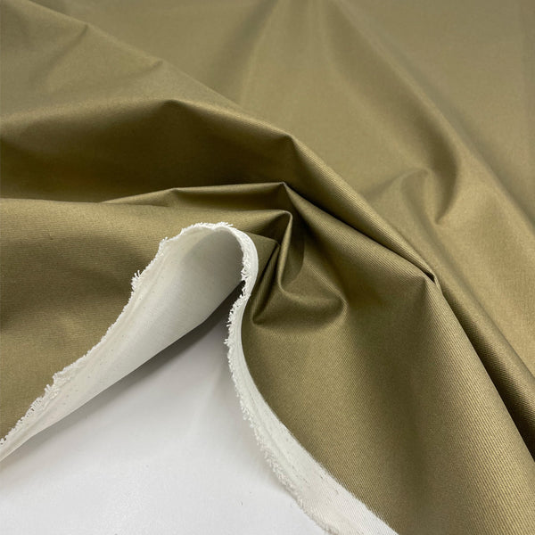 Denim fabric, coated - Bronze, Carnegie
