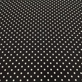 Twill fabric, Polyester - White dots, Daumesnil