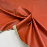 Faux leather fabric - Terra cotta, Brick lane